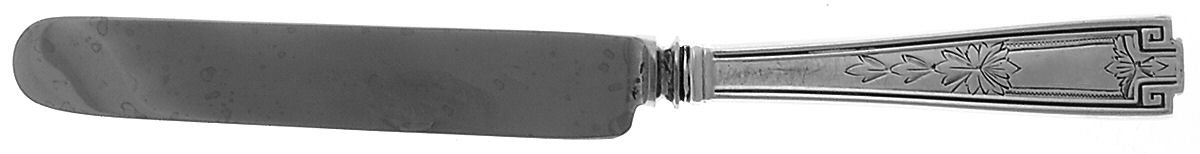 Etruscan-Engraved (Sterling, 1913) Blunt Hollow Knife with Bolster by Gorham Silver-1