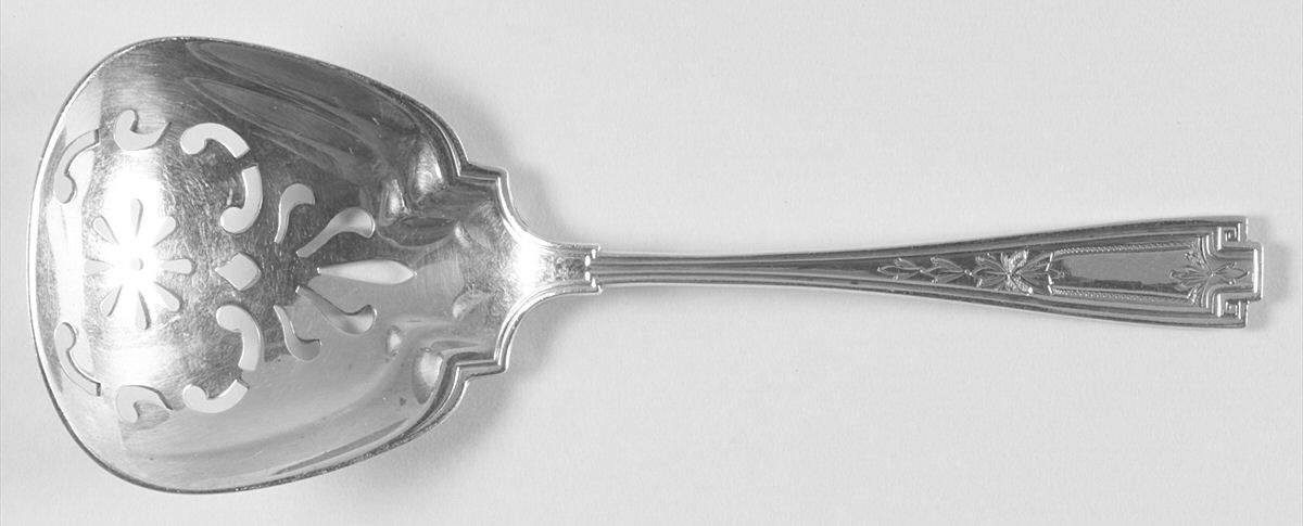 Etruscan-Engraved (Sterling, 1913) Solid Bon Bon Spoon by Gorham Silver-1
