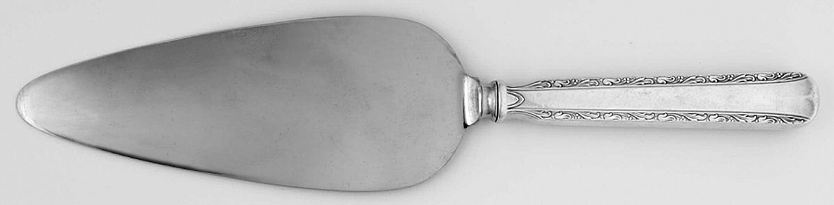 Eventide (Sterling, 1936, No Monograms) Pie Server with Stainless Blade by Gorham Silver-1
