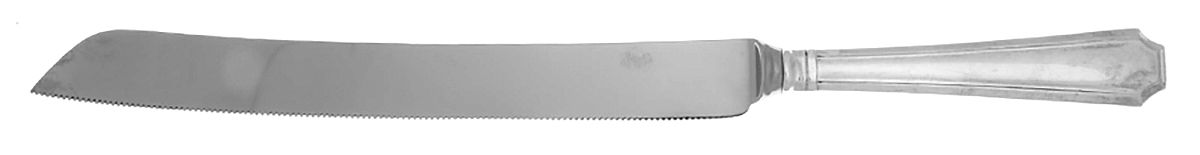 Fairfax (Sterling, 1910, No Monograms) Wedding Cake Knife with Stainless Blade by Gorham Silver-1