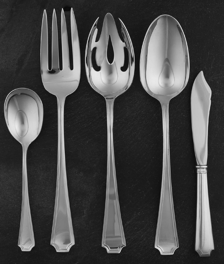 Fairfax (Sterling, 1910, No Monograms) 5 Piece Hostess Set by Gorham Silver-1