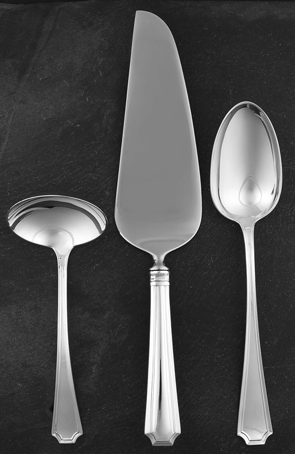 Fairfax (Sterling, 1910, No Monograms) 3 Piece Completer Set by Gorham Silver-1