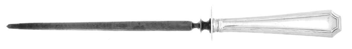 Fairfax (Sterling, 1910, No Monograms) Small Steel Rod Sharpener Knife by Gorham Silver-1