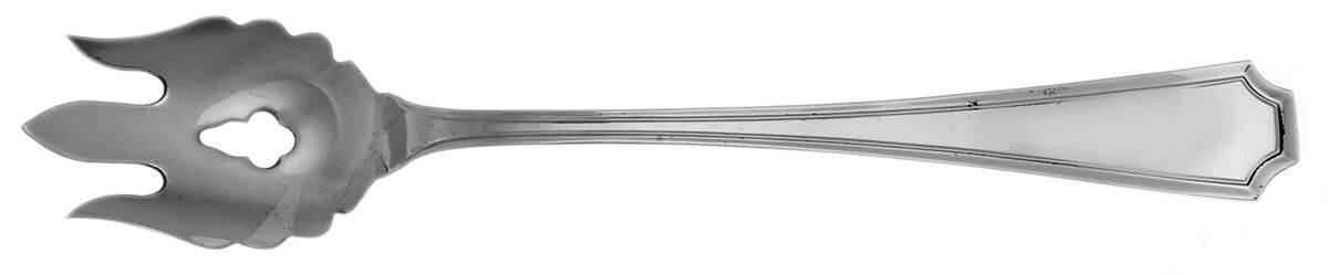 Fairfax (Sterling, 1910, No Monograms) Vegetable Serving Fork Solid  HC by Gorham Silver-1