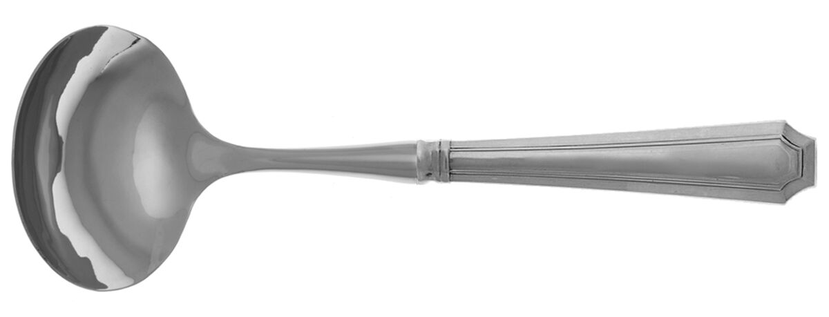 Fairfax (Sterling, 1910, No Monograms) Gravy Ladle with No Spout Stainless Bowl HC by Gorham Silver-1