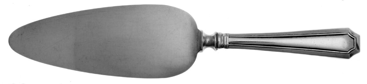 Fairfax (Sterling, 1910, No Monograms) Pie Server with Silverplate Blade by Gorham Silver-1