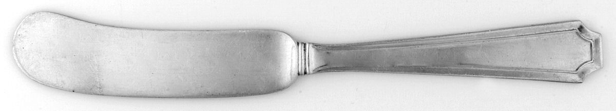 Fairfax (Sterling, 1910, No Monograms) Flat Handle Butter Spreader by Gorham Silver-1