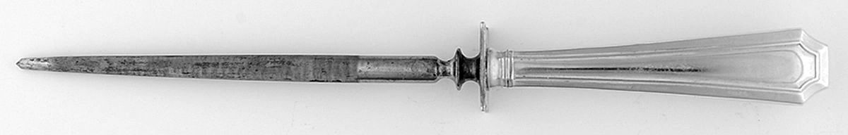Fairfax (Sterling, 1910, No Monograms) Small Steel Rod Sharpener Knife by Gorham Silver-1