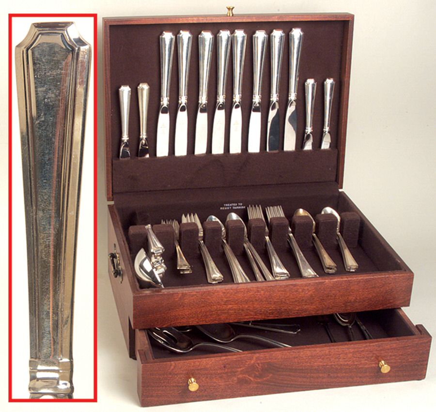 Fairfax (Sterling, 1910, No Monograms) 58 Piece Set by Gorham Silver-1