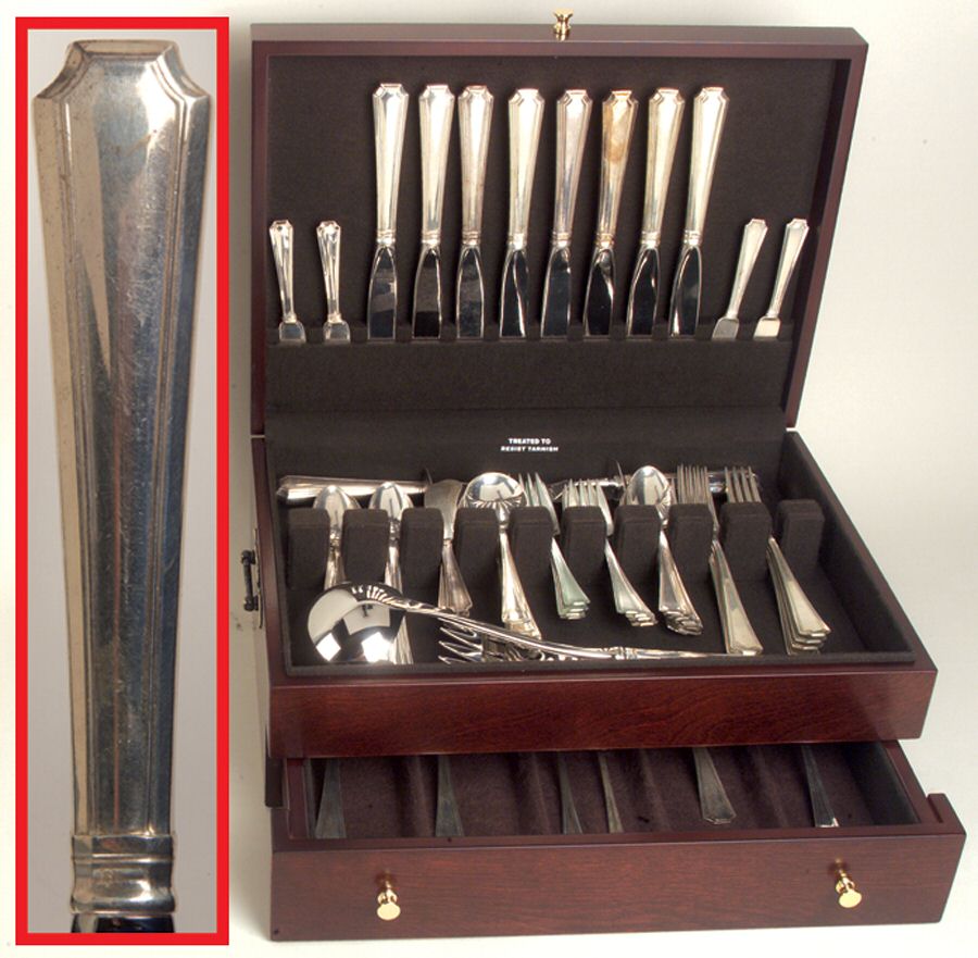 Fairfax (Sterling, 1910, No Monograms) 66 Piece Set by Gorham Silver-1