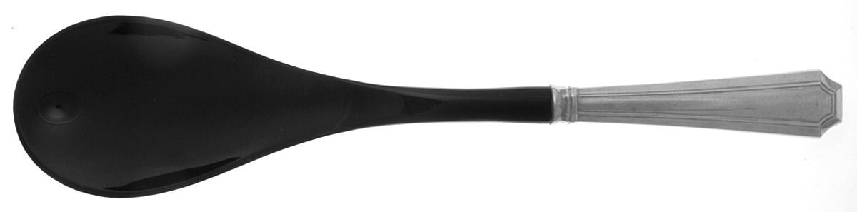 Fairfax (Sterling, 1910, No Monograms) Salad Serving Spoon with Plastic Bowl by Gorham Silver-1