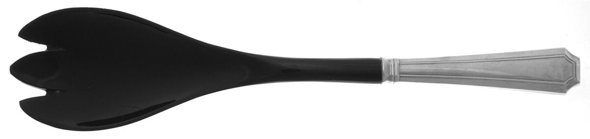 Fairfax (Sterling, 1910, No Monograms) Salad Serving Fork with Plastic Prongs by Gorham Silver-1