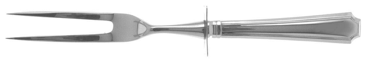 Fairfax (Sterling, 1910, No Monograms) Large Stainless-Prong Roast Carving Fork by Gorham Silver-1