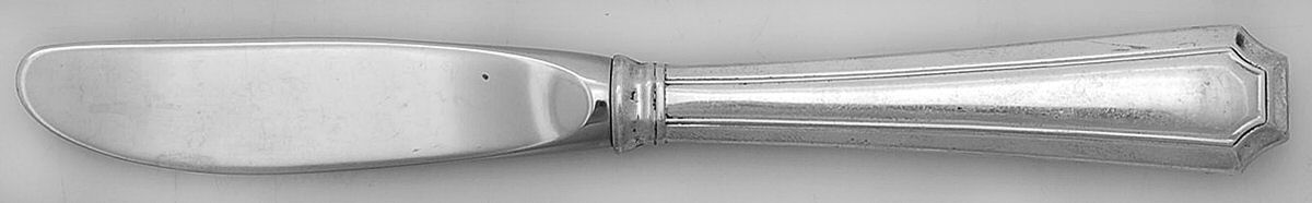 Fairfax (Sterling, 1910, No Monograms) Modern Hollow Butter Spreader (Stainless) by Gorham Silver-1