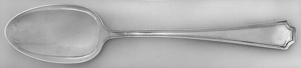 Fairfax (Sterling, 1910, No Monograms) Dessert/Oval Soup Spoon by Gorham Silver-1