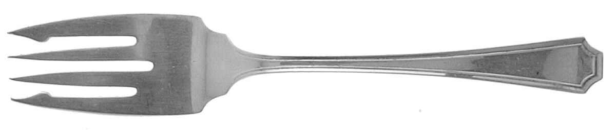 Fairfax (Sterling, 1910, No Monograms) Small Individual Solid Fish/Salad Fork by Gorham Silver-1