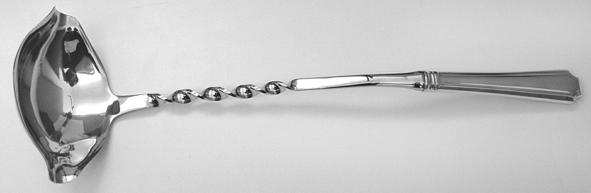Fairfax (Sterling, 1910, No Monograms) Punch Ladle with Stainless Bowl by Gorham Silver-1
