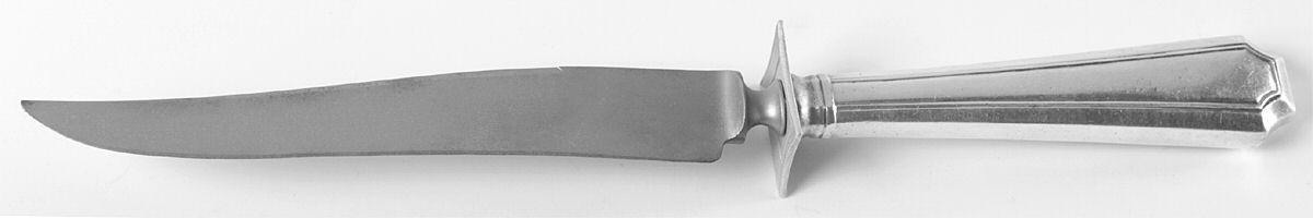 Fairfax (Sterling, 1910, No Monograms) Small Steak Carving Knife, Silverplate Blade by Gorham Silver-1