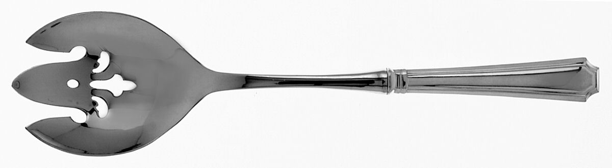 Fairfax (Sterling, 1910, No Monograms) Salad Serving Fork with Stainless Prongs by Gorham Silver-1