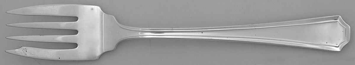 Fairfax (Sterling, 1910, No Monograms) Salad Fork (Place Size) by Gorham Silver-1