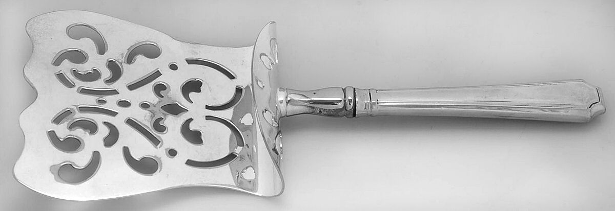 Fairfax (Sterling, 1910, No Monograms) Hollow Asparagus Server with Silverplate Hood by Gorham Silver-1
