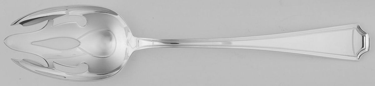 Fairfax (Sterling, 1910, No Monograms) Pierced Tablespoon (Serving Spoon) by Gorham Silver-1