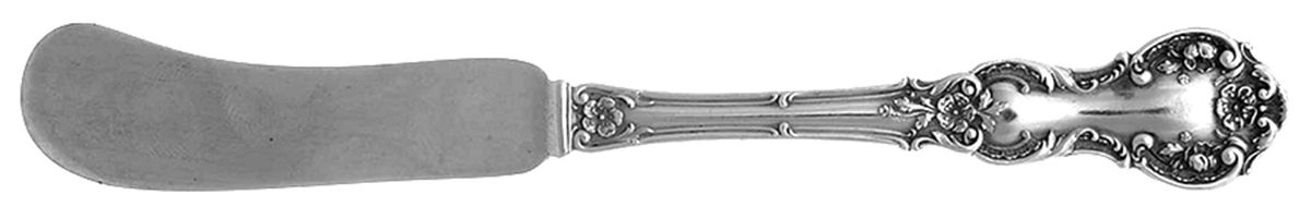 Fleury (Sterling, 1909, No Monograms) Flat Handle Butter Spreader by Gorham Silver-1