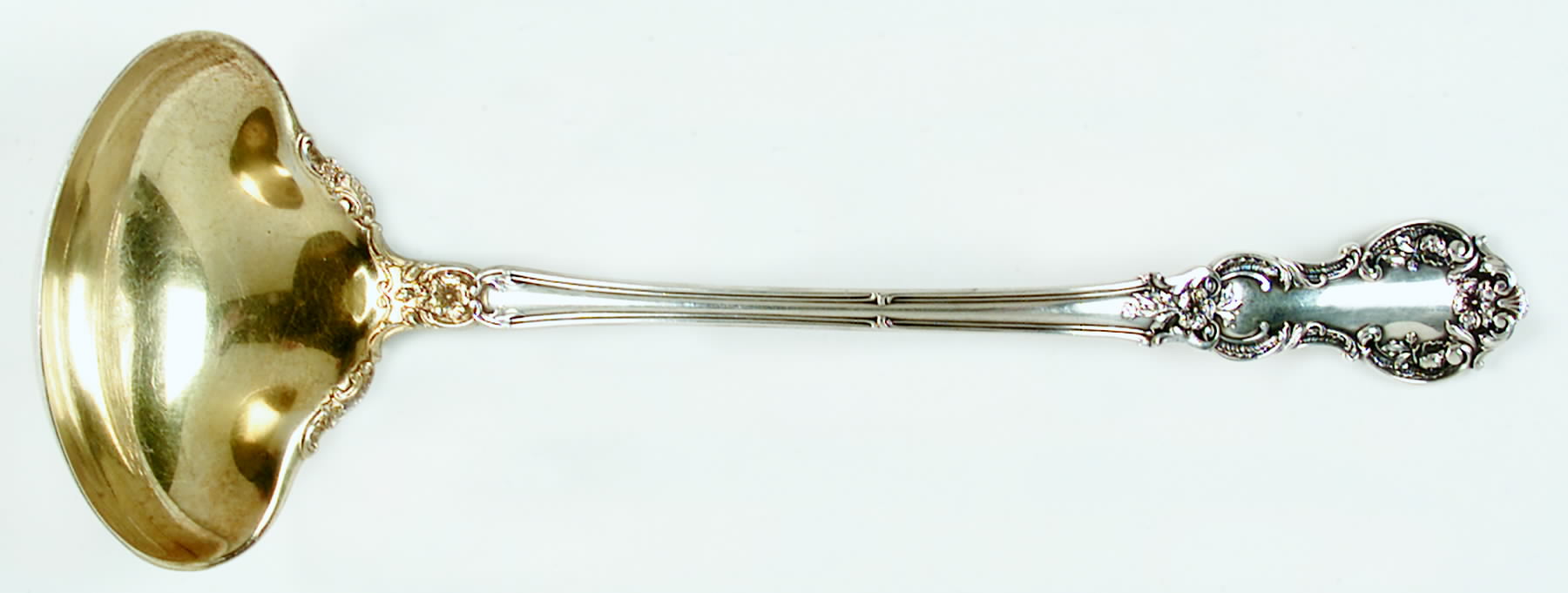 Fleury (Sterling, 1909, No Monograms) Small Solid Soup Ladle by Gorham Silver-1