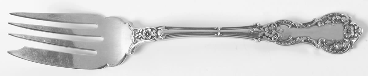 Fleury (Sterling, 1909, No Monograms) Small Individual Solid Fish/Salad Fork by Gorham Silver-1