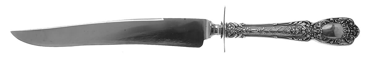 Florentine-Florenz (Sterling, 1901) Large Stainless Blade Roast Carving Knife by Gorham Silver-1