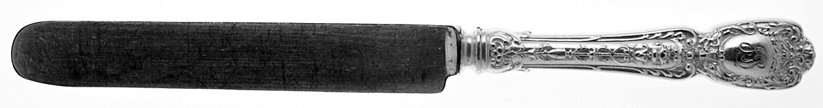 Florentine-Florenz (Sterling, 1901) Blunt Hollow Knife with Bolster by Gorham Silver-1
