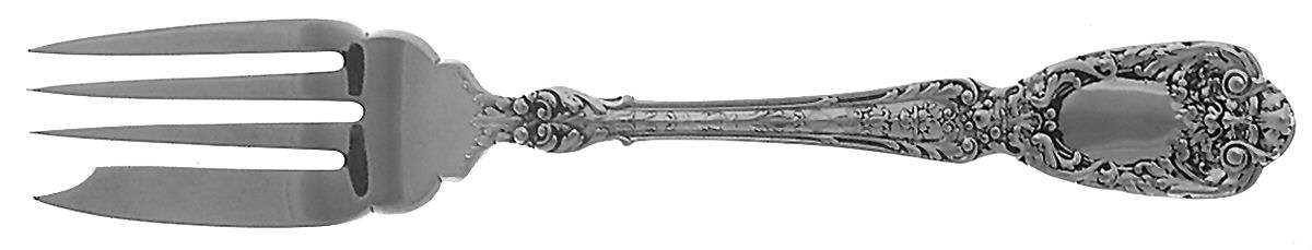 Florentine-Florenz (Sterling, 1901) Small Individual Solid Fish/Salad Fork by Gorham Silver-1