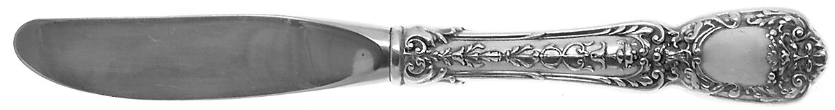 Florentine-Florenz (Sterling, 1901) Modern Hollow Butter Spreader (Stainless) by Gorham Silver-1