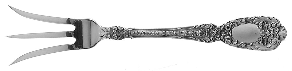 Florentine-Florenz (Sterling, 1901) Lemon Fork by Gorham Silver-1