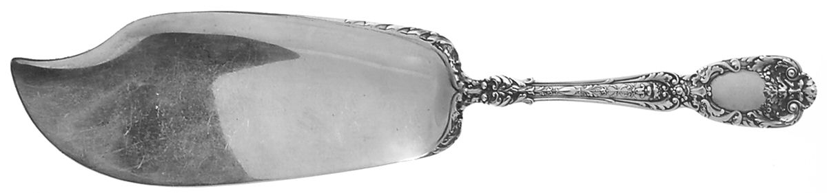 Florentine-Florenz (Sterling, 1901) Large Solid Fish Serving Knife by Gorham Silver-1