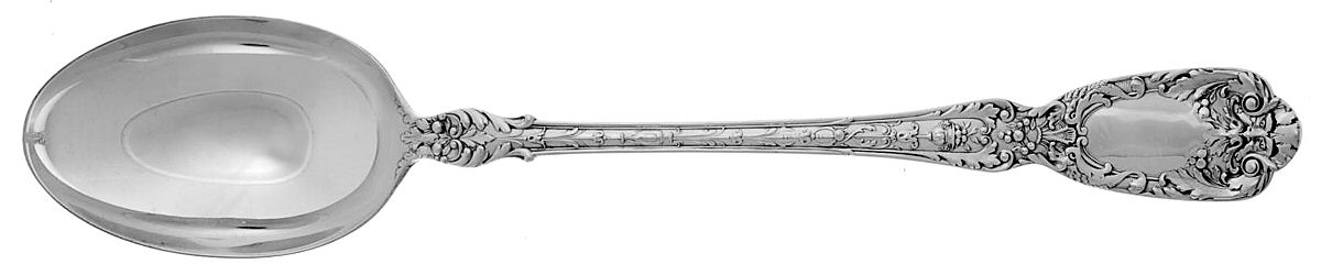 Florentine-Florenz (Sterling, 1901) Gravy/Dressing Spoon with Button by Gorham Silver-1