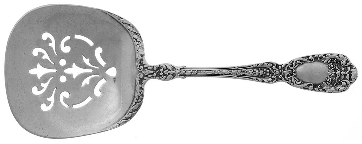 Florentine-Florenz (Sterling, 1901) Tomato Server, Solid Piece by Gorham Silver-1