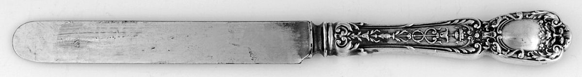 Florentine-Florenz (Sterling, 1901) Youth/Tea Knife with Silverplate Blade by Gorham Silver-1