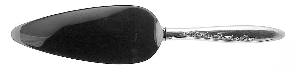 Flower Song (Silverplate, 1955) Pie Server with Stainless Blade by Gorham Silver-1