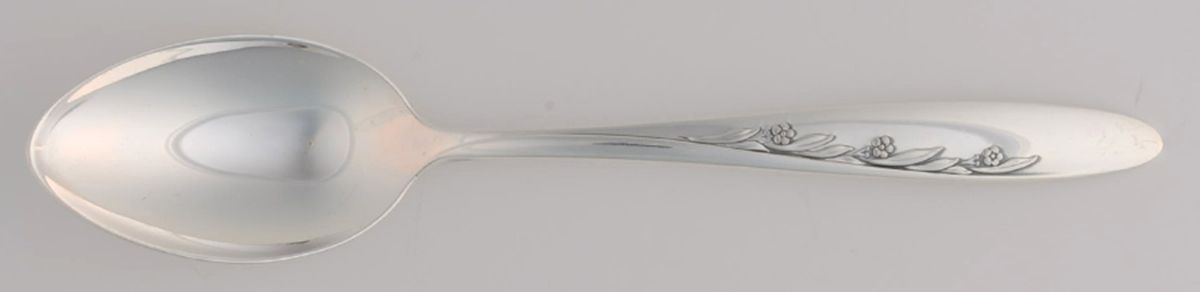 Flower Song (Silverplate, 1955) Place/Oval Soup Spoon by Gorham Silver-1