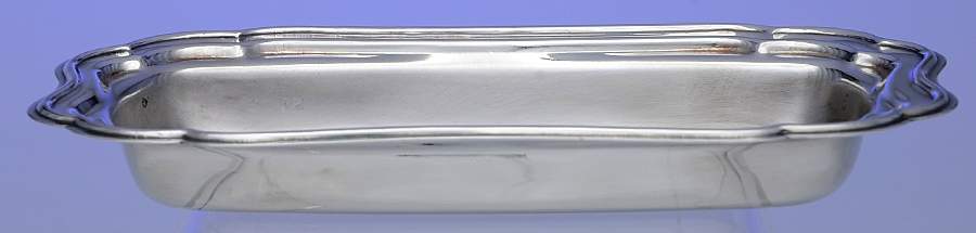 Fluted (Plated, Hollowware, Heritage) 1/4 Lb Butter W/No Lid by Gorham Silver-1