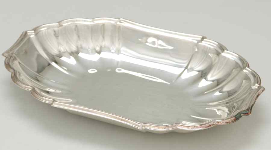 Fluted (Plated, Hollowware, Heritage) 8" Bon Bon Bowl by Gorham Silver-1