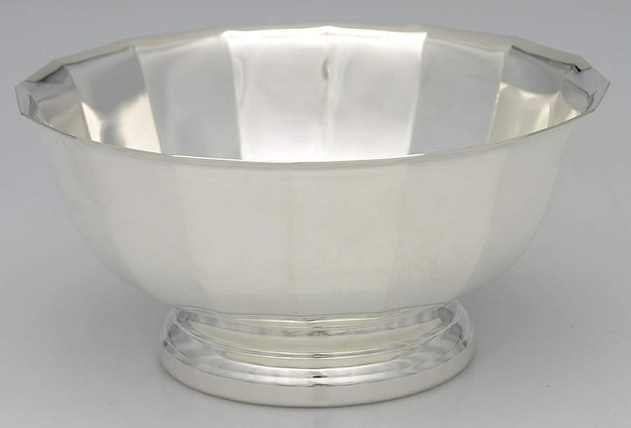 Fluted (Plated, Hollowware, Heritage) 6" Round All Purpose Dish by Gorham Silver-1