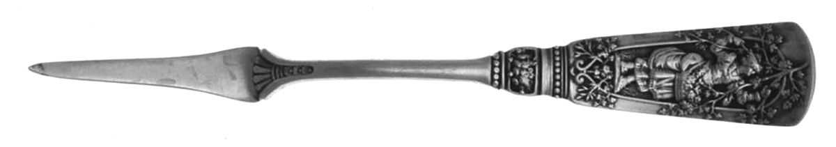Fontainebleau (Sterling, 1880, No Monograms) Solid Nut Pick by Gorham Silver-1