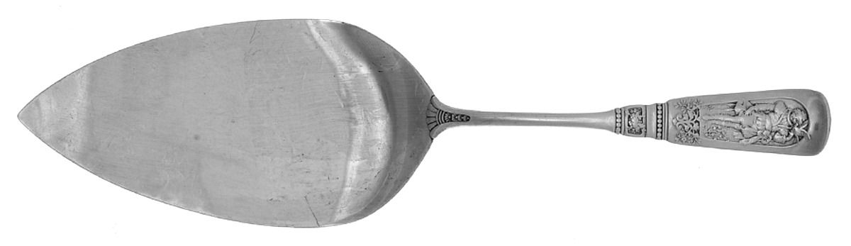 Fontainebleau (Sterling, 1880, No Monograms) Large Solid Pie Knife by Gorham Silver-1