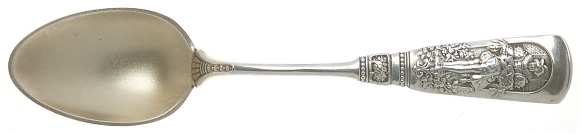 Fontainebleau (Sterling, 1880, No Monograms) Five O'Clock Teaspoon by Gorham Silver-1