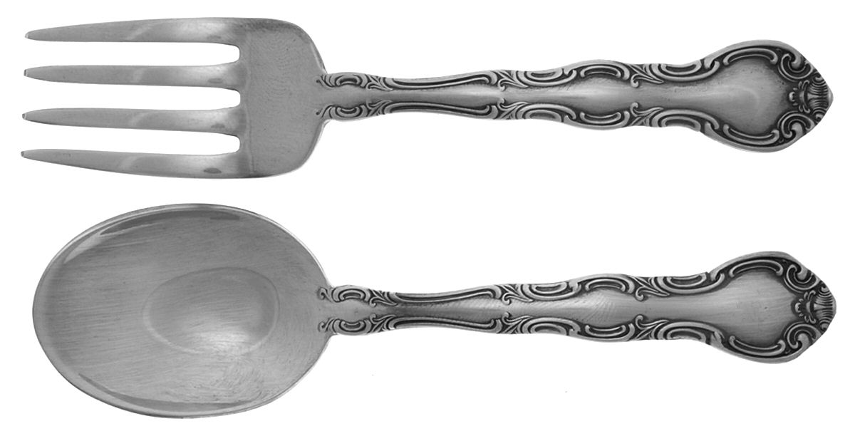 French Classic (Silverplate, 1980) 2 Pc Baby Set (BF, BS) by Gorham Silver-1