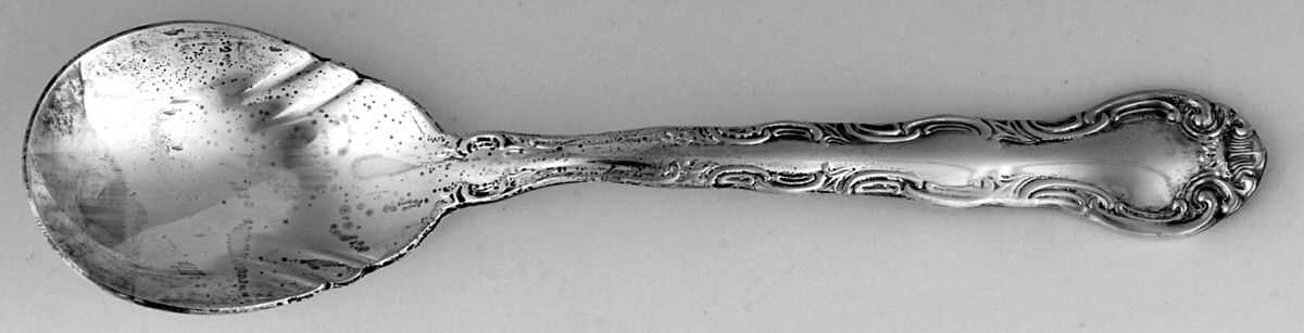 French Classic (Silverplate , Newer, 1994) Sugar Shell Spoon by Gorham Silver-1
