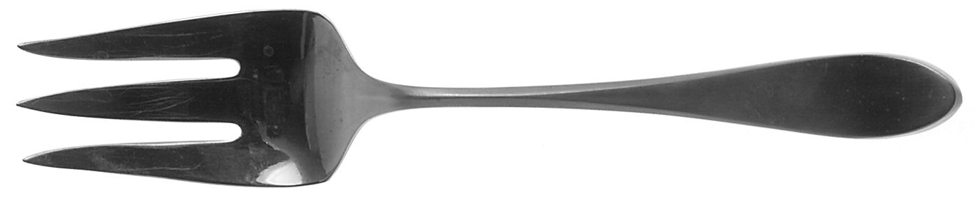 Georgetown-Old (Stainless) Medium Solid Cold Meat Serving Fork by Gorham Silver-1