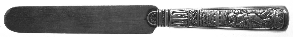 Gilpen (Sterling, 1880) Youth Knife, Solid Piece by Gorham Silver-1